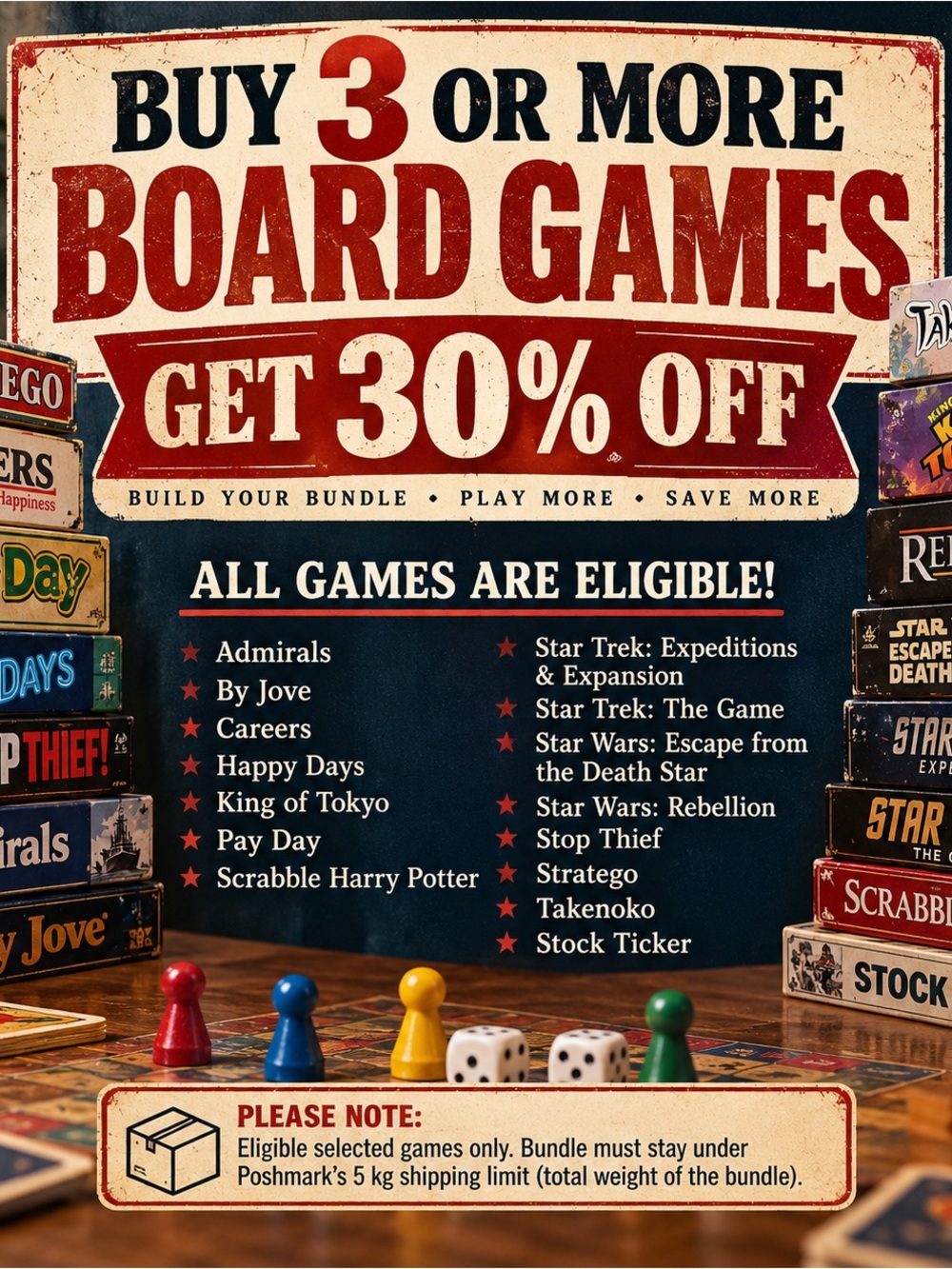 30% OFF 3+ Board Games • Bundle & Save • All Games Eligible